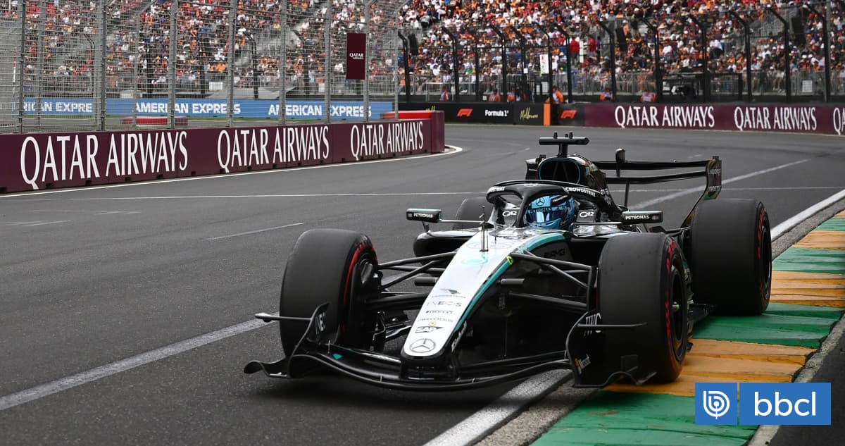 Russell conquista la pole en Australia con supremacía Mercedes